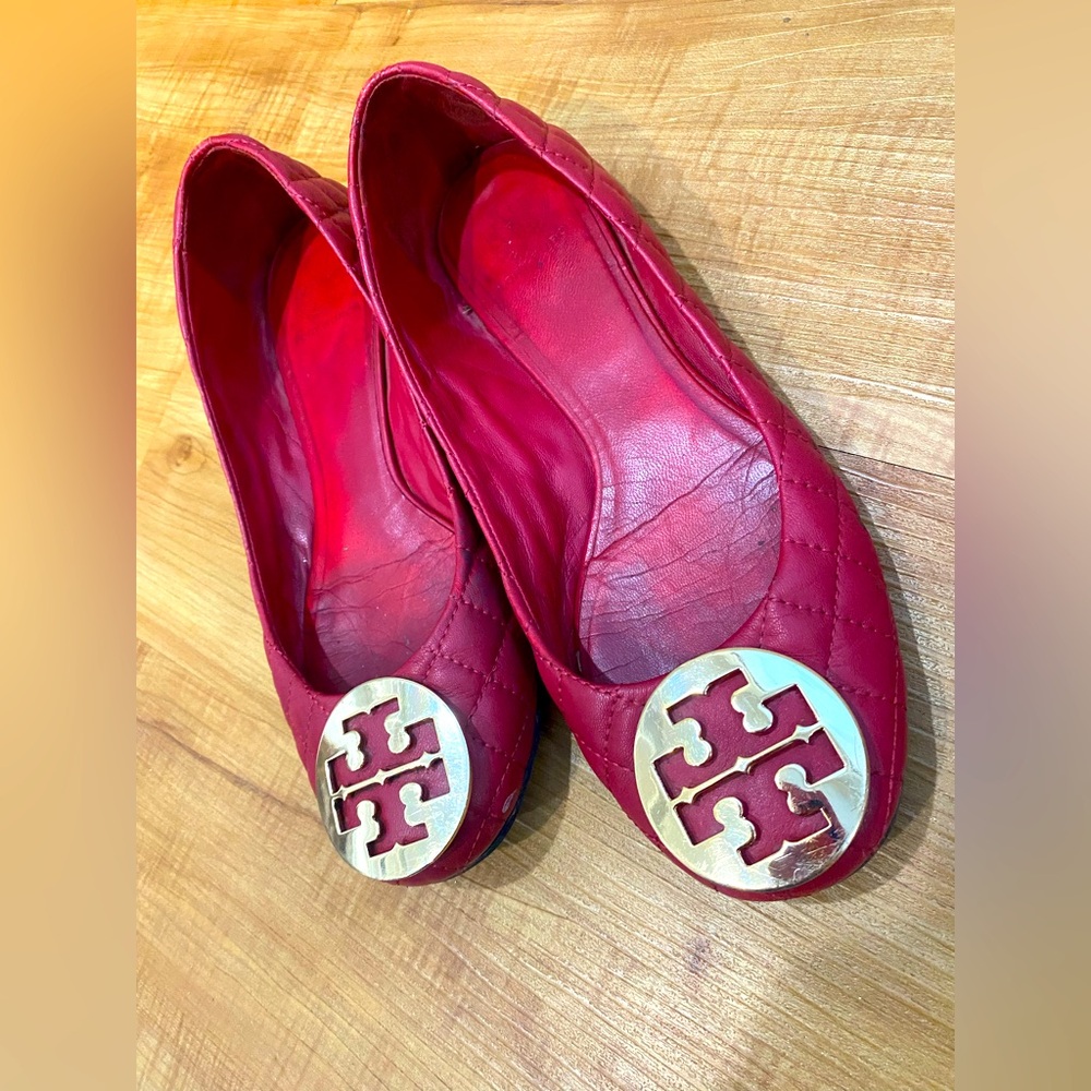 Red Tory Burch Flats